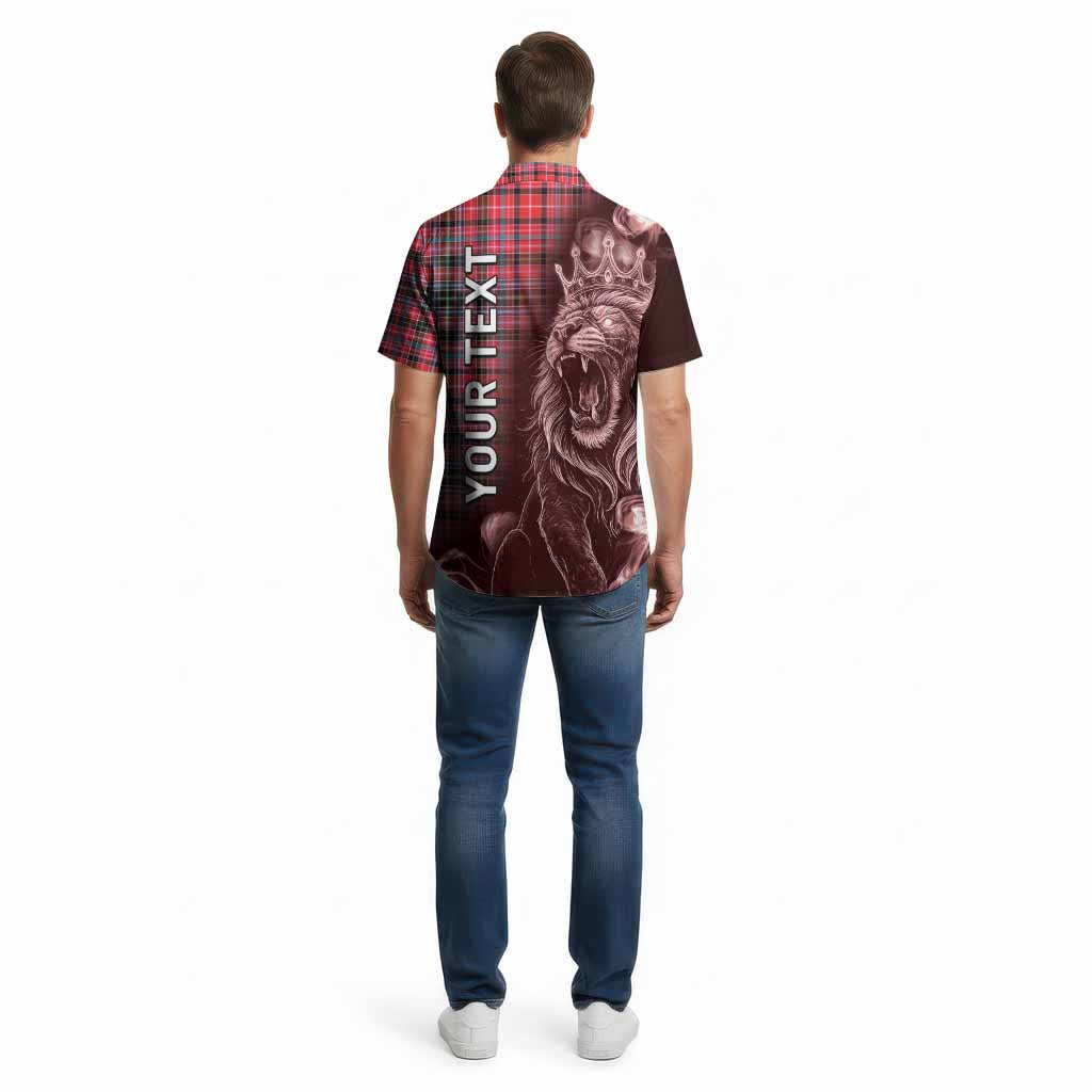 Udny Tartan Cotton Hawaiian Shirt Roaring Lion Heritage