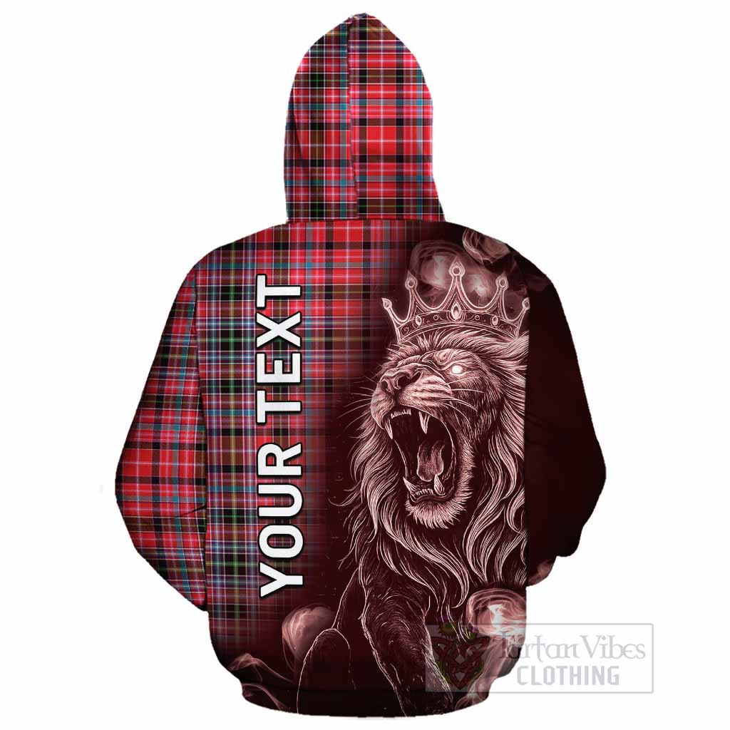 Udny Tartan Cotton Hoodie Roaring Lion Heritage