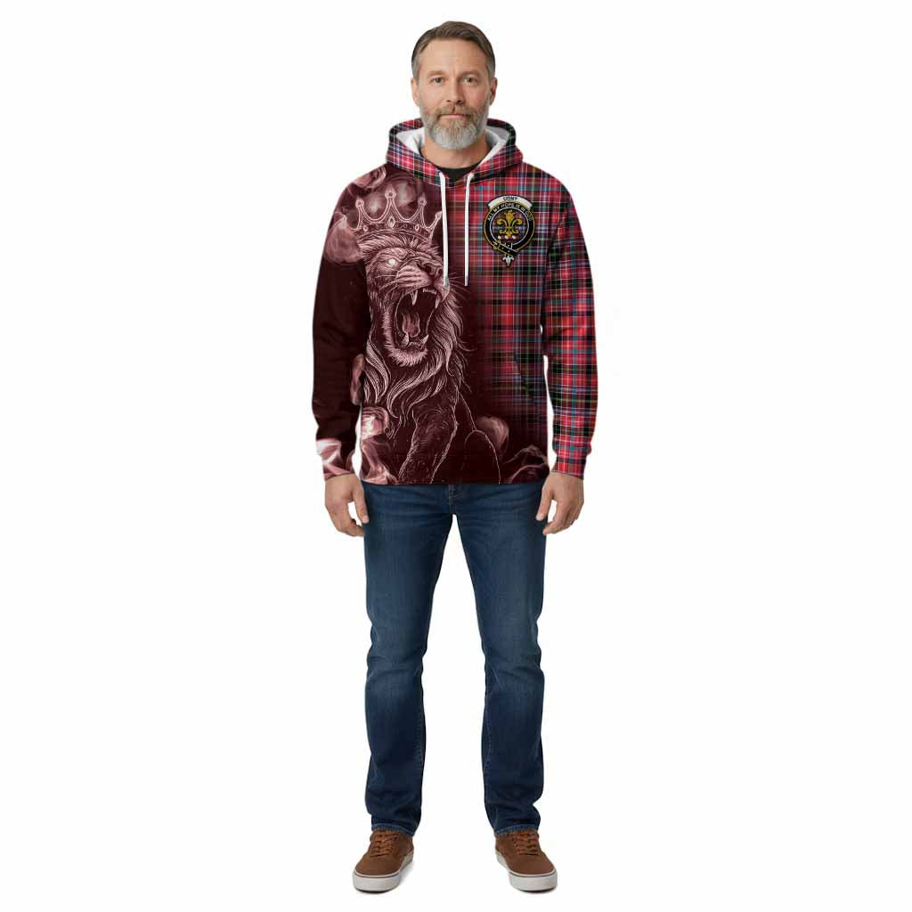 Udny Tartan Cotton Hoodie Roaring Lion Heritage