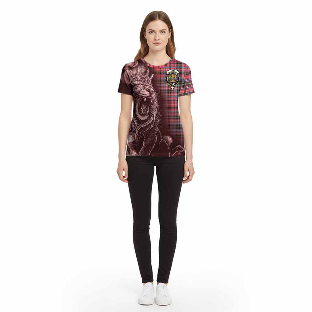 Udny Tartan Cotton T-shirt Roaring Lion Heritage