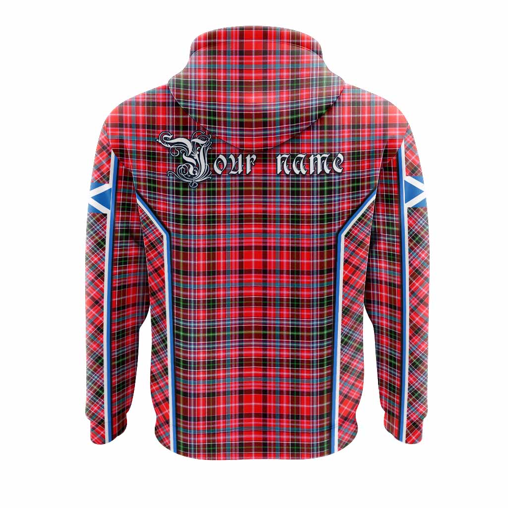 Udny Tartan Crest Hoodie Scotland Coat of Arm Flag Style - Tartan Vibes Clothing