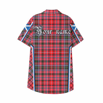 Udny Tartan Crest Kid Hawaiian Shirt Scotland Coat of Arm Flag Style - Tartan Vibes Clothing
