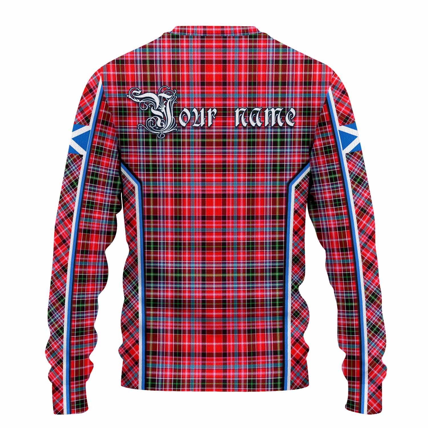 Udny Tartan Crest Knitted Sweater Scotland Coat of Arm Flag Style - Tartan Vibes Clothing
