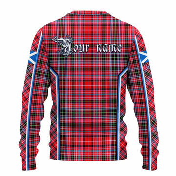 Udny Tartan Crest Knitted Sweater Scotland Coat of Arm Flag Style - Tartan Vibes Clothing