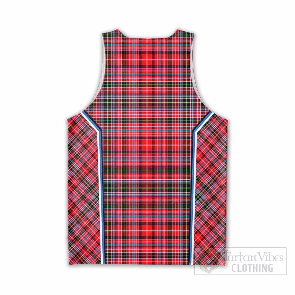 Udny Tartan Crest Men Tank Top Scotland Coat of Arm Flag Style - Tartan Vibes Clothing