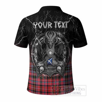 Udny Tartan Crest Polo Shirt Celtic Odin's Raven Legacy