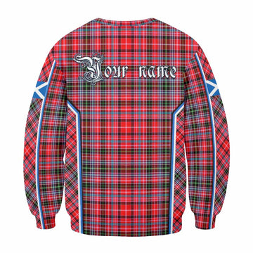 Udny Tartan Crest Sweatshirt Scotland Coat of Arm Flag Style - Tartan Vibes Clothing