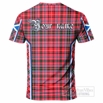 Udny Tartan Crest T-shirt Scotland Coat of Arm Flag Style - Tartan Vibes Clothing