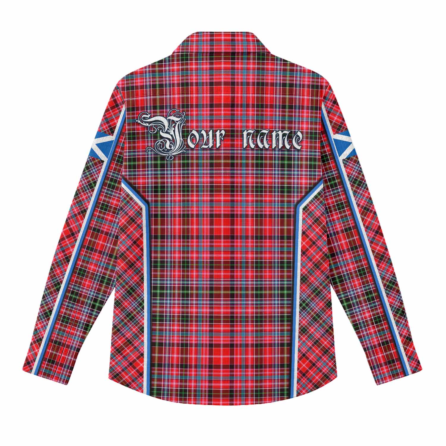Udny Tartan Crest Women Casual Shirt Scotland Coat of Arm Flag Style - Tartan Vibes Clothing