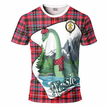 Udny Tartan Family Crest T-Shirt Nessie Scottish Loch Ness Monster