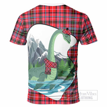 Udny Tartan Family Crest T-Shirt Nessie Scottish Loch Ness Monster