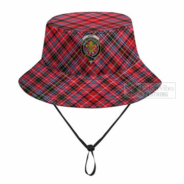 Udny Tartan Fishing Hat with Family Crest