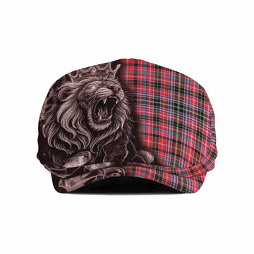 Udny Tartan Flat Cap, Jeff Cap Roaring Lion Heritage