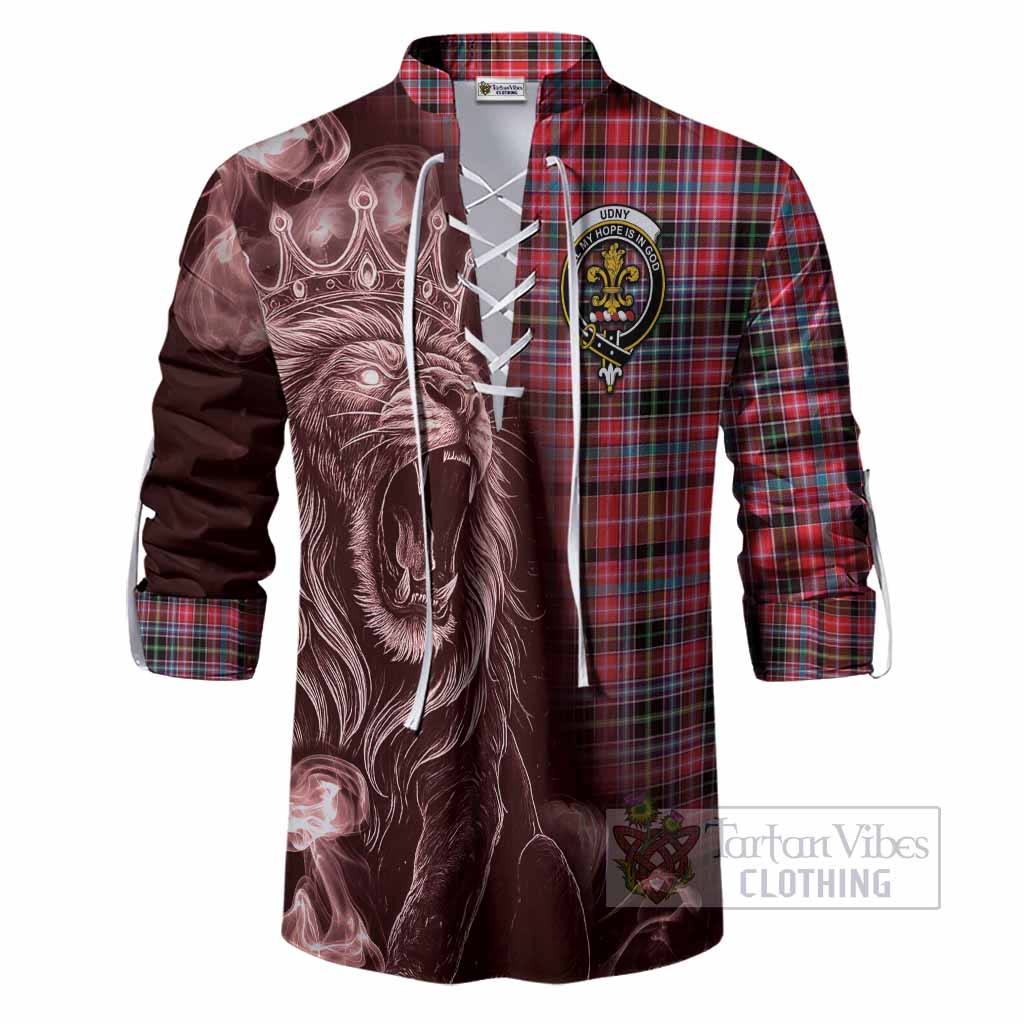 Udny Tartan Ghillie Shirt Roaring Lion Heritage