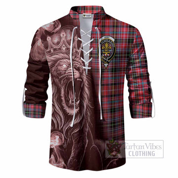 Udny Tartan Ghillie Shirt Roaring Lion Heritage