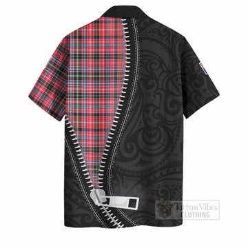Udny Tartan Hawaiian Shirt New Zealand Pattern Unique Zipper Stylized