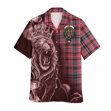 Udny Tartan Hawaiian Shirt Roaring Lion Heritage
