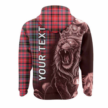 Udny Tartan Hoodie Roaring Lion Heritage