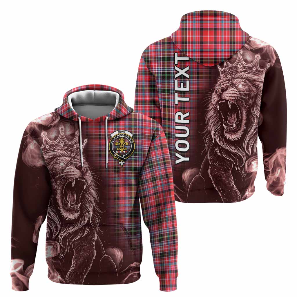 Udny Tartan Hoodie Roaring Lion Heritage