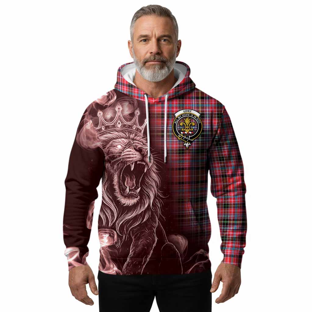 Udny Tartan Hoodie Roaring Lion Heritage