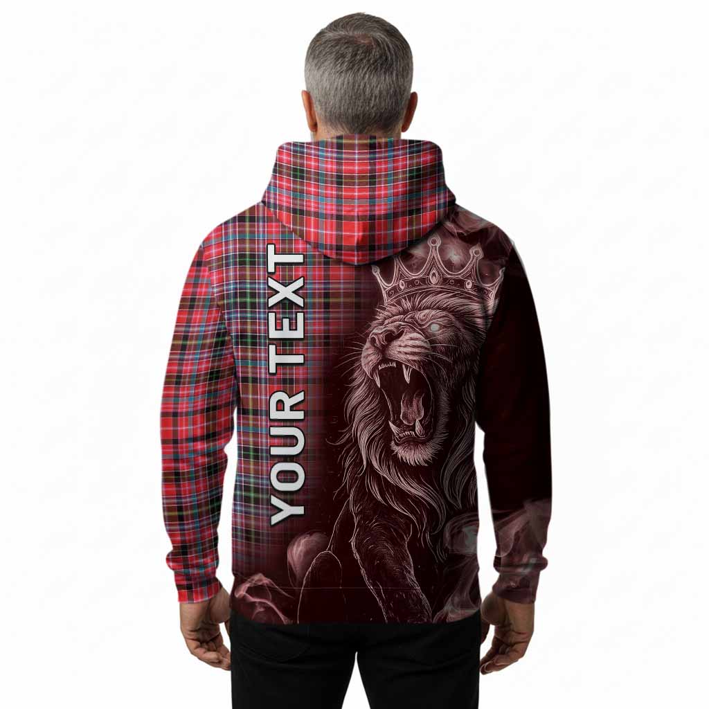 Udny Tartan Hoodie Roaring Lion Heritage