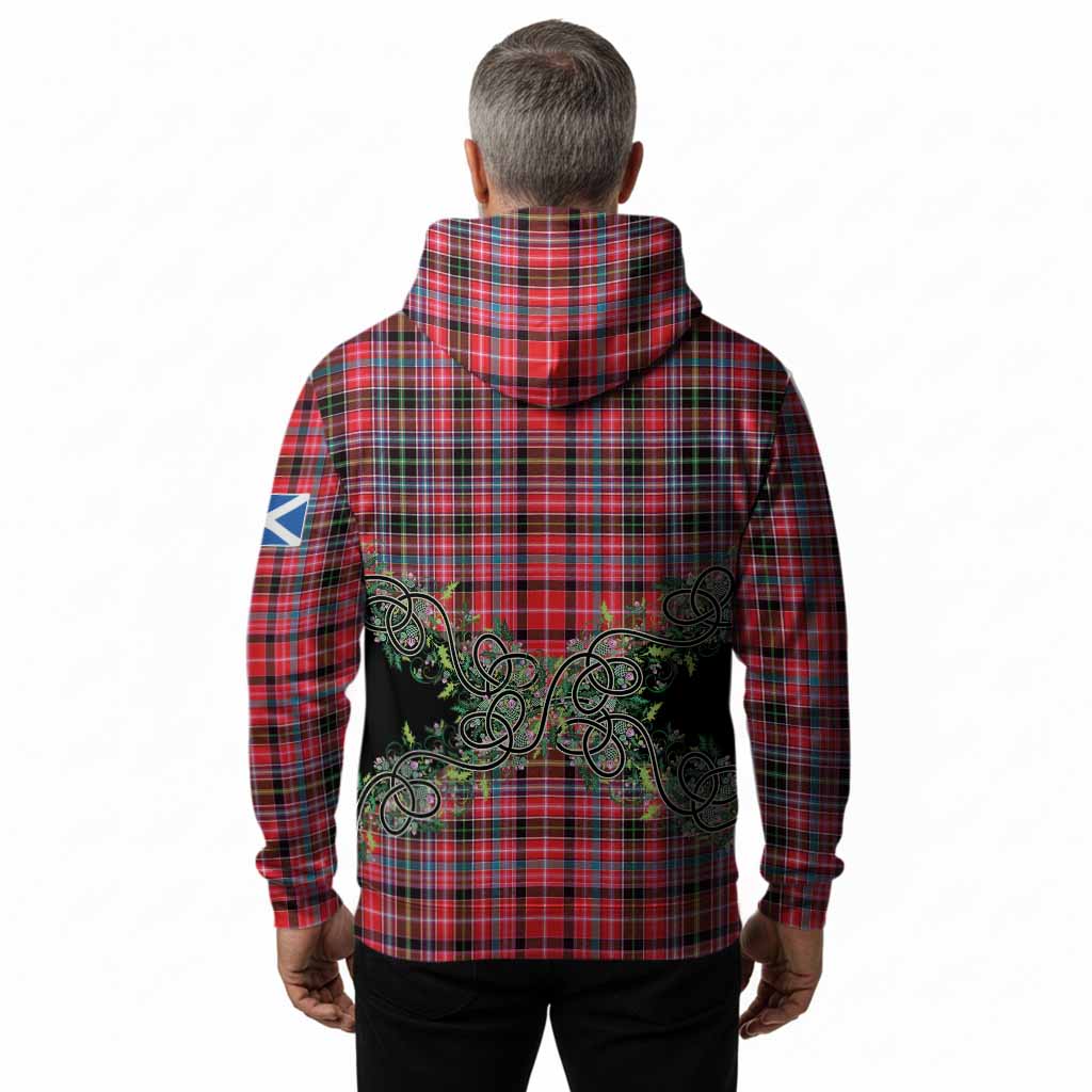 Udny Tartan Hoodie Thistle Scottish Spirit