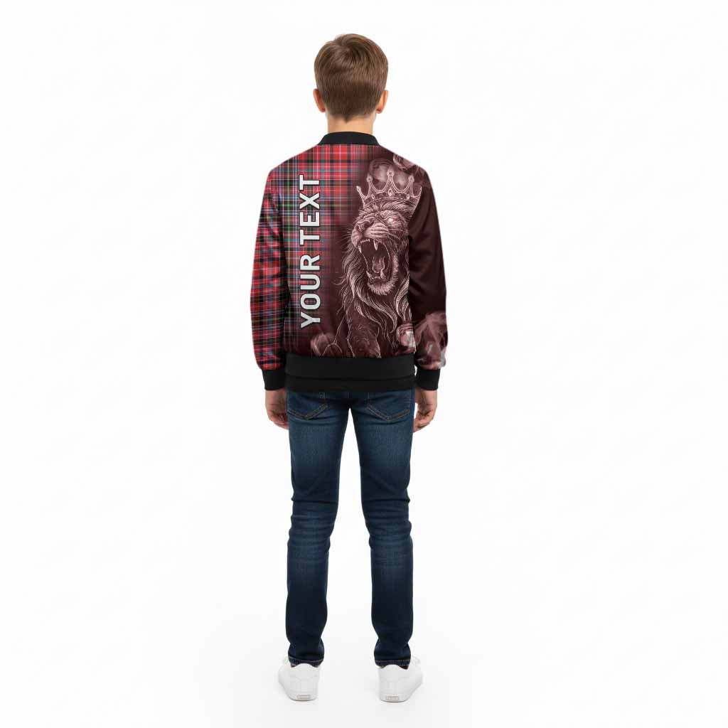 Udny Tartan Kid Bomber Jacket Roaring Lion Heritage