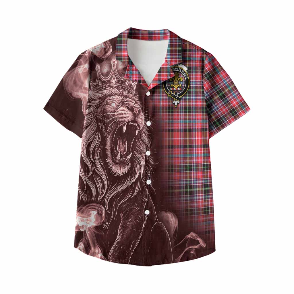 Udny Tartan Kid Hawaiian Shirt Roaring Lion Heritage