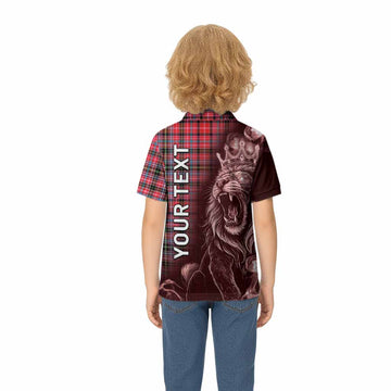 Udny Tartan Kid Polo Shirt Roaring Lion Heritage