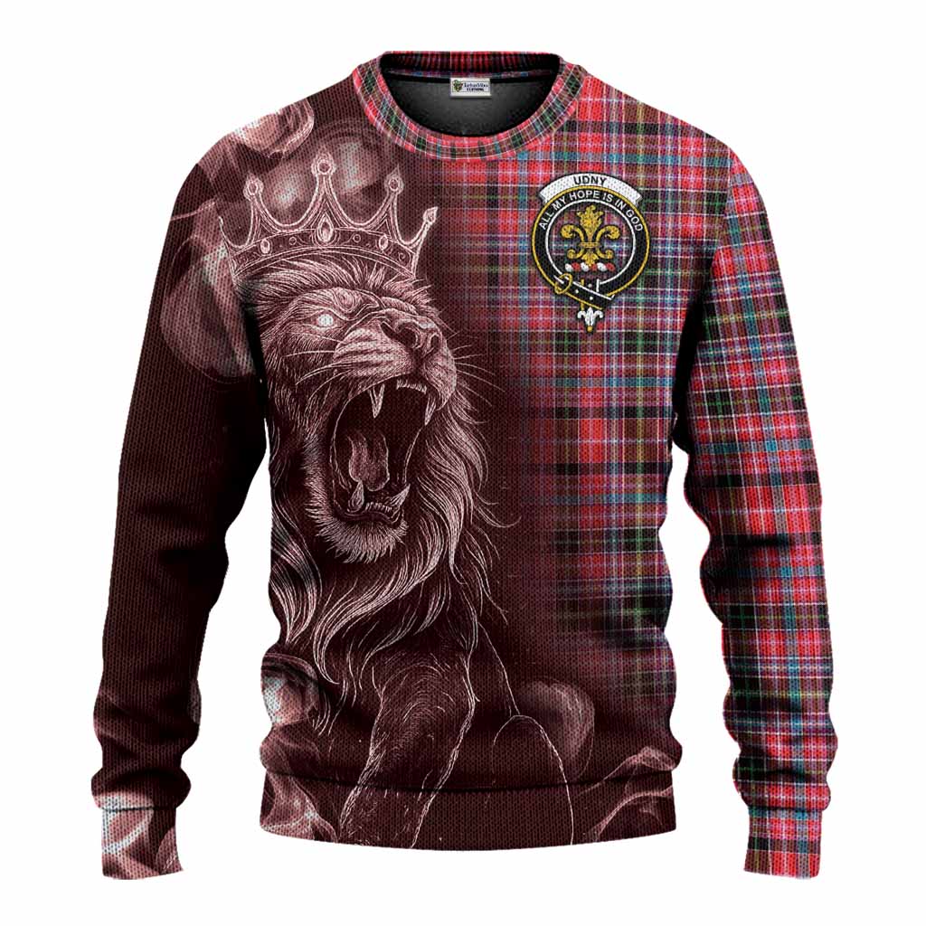 Udny Tartan Knitted Sweater Roaring Lion Heritage