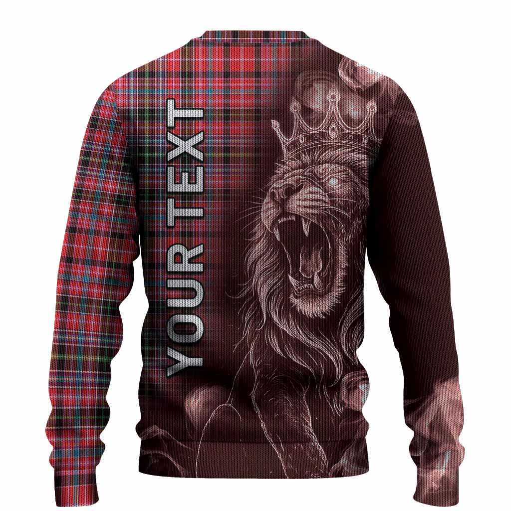 Udny Tartan Knitted Sweater Roaring Lion Heritage