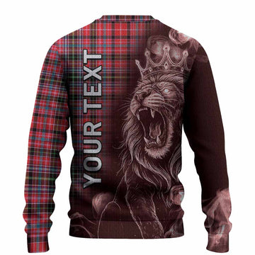 Udny Tartan Knitted Sweater Roaring Lion Heritage