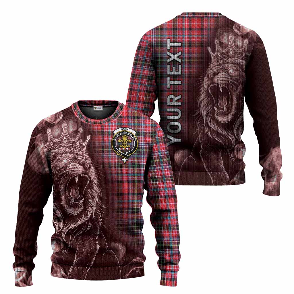 Udny Tartan Knitted Sweater Roaring Lion Heritage