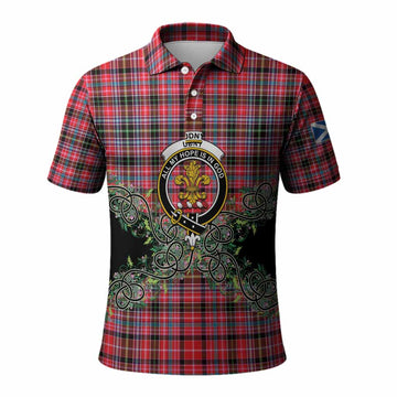 Udny Tartan Polo Shirt Thistle Scottish Spirit
