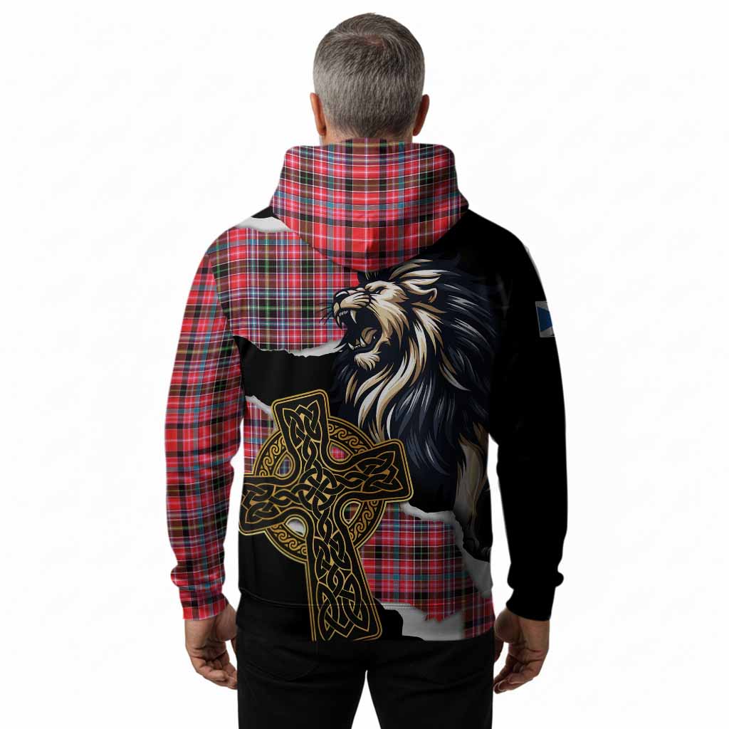 Udny Tartan Scottish Hoodie Lion Celtic Heritage