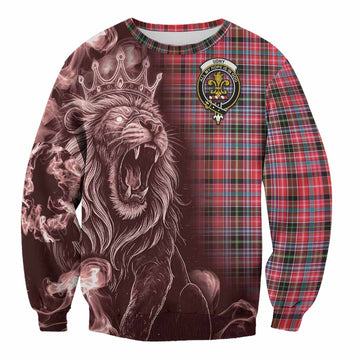 Udny Tartan Sweatshirt Roaring Lion Heritage