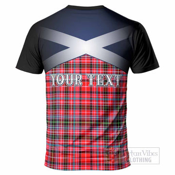 Udny Tartan T-Shirt Alba Gu Brath Unicorn Crest