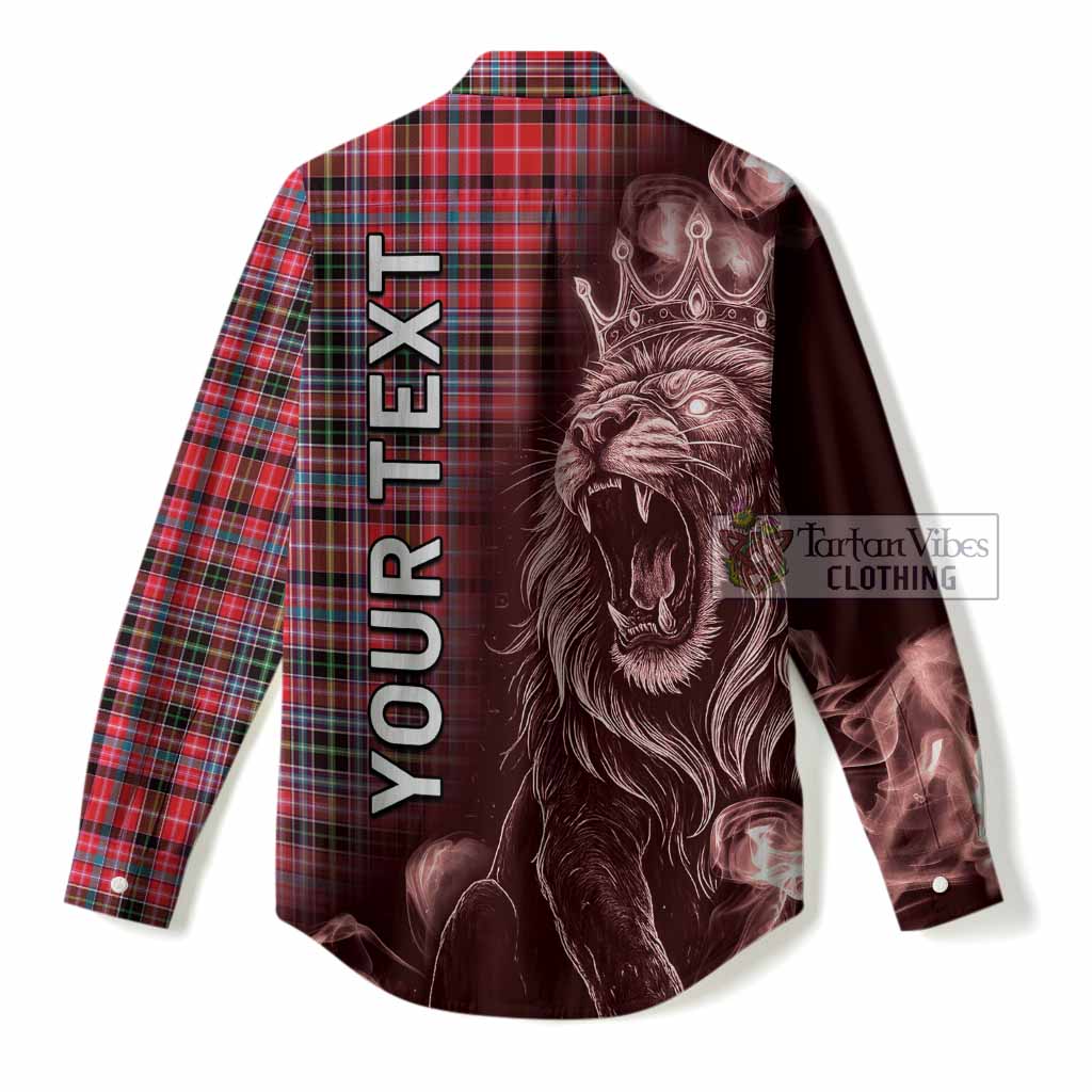 Udny Tartan Women Casual Shirt Roaring Lion Heritage