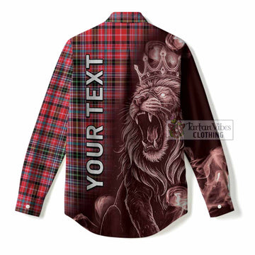 Udny Tartan Women Casual Shirt Roaring Lion Heritage