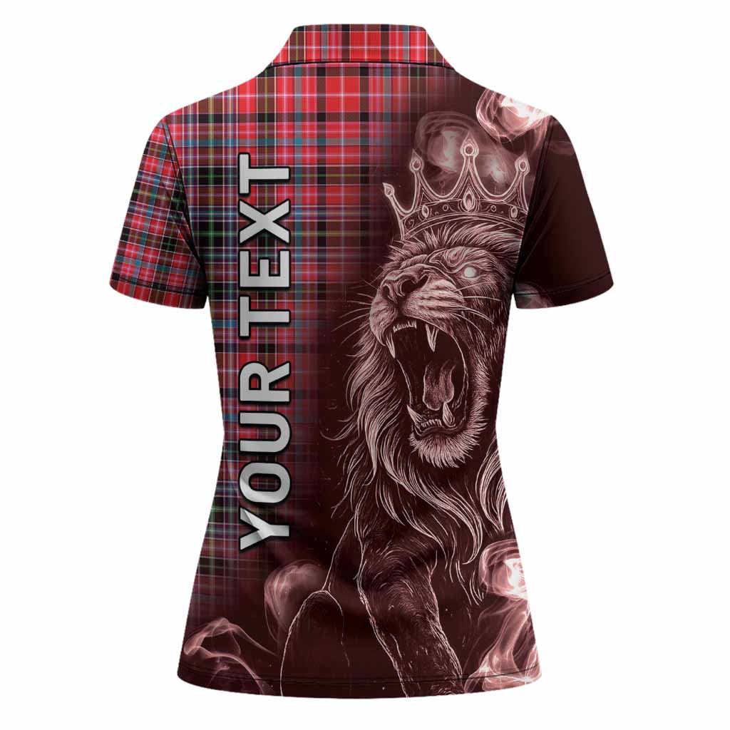 Udny Tartan Women Polo Shirt Roaring Lion Heritage