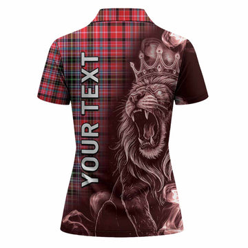 Udny Tartan Women Polo Shirt Roaring Lion Heritage