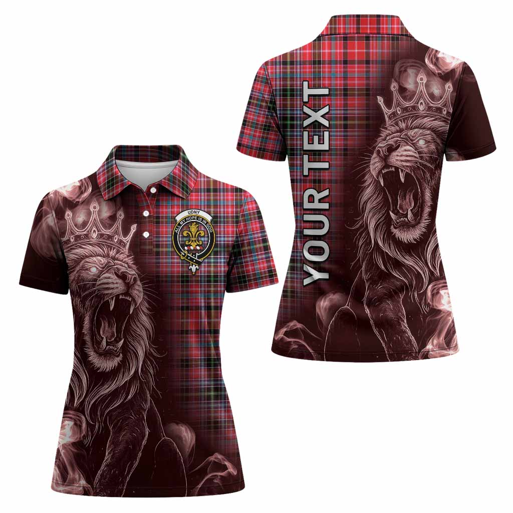 Udny Tartan Women Polo Shirt Roaring Lion Heritage