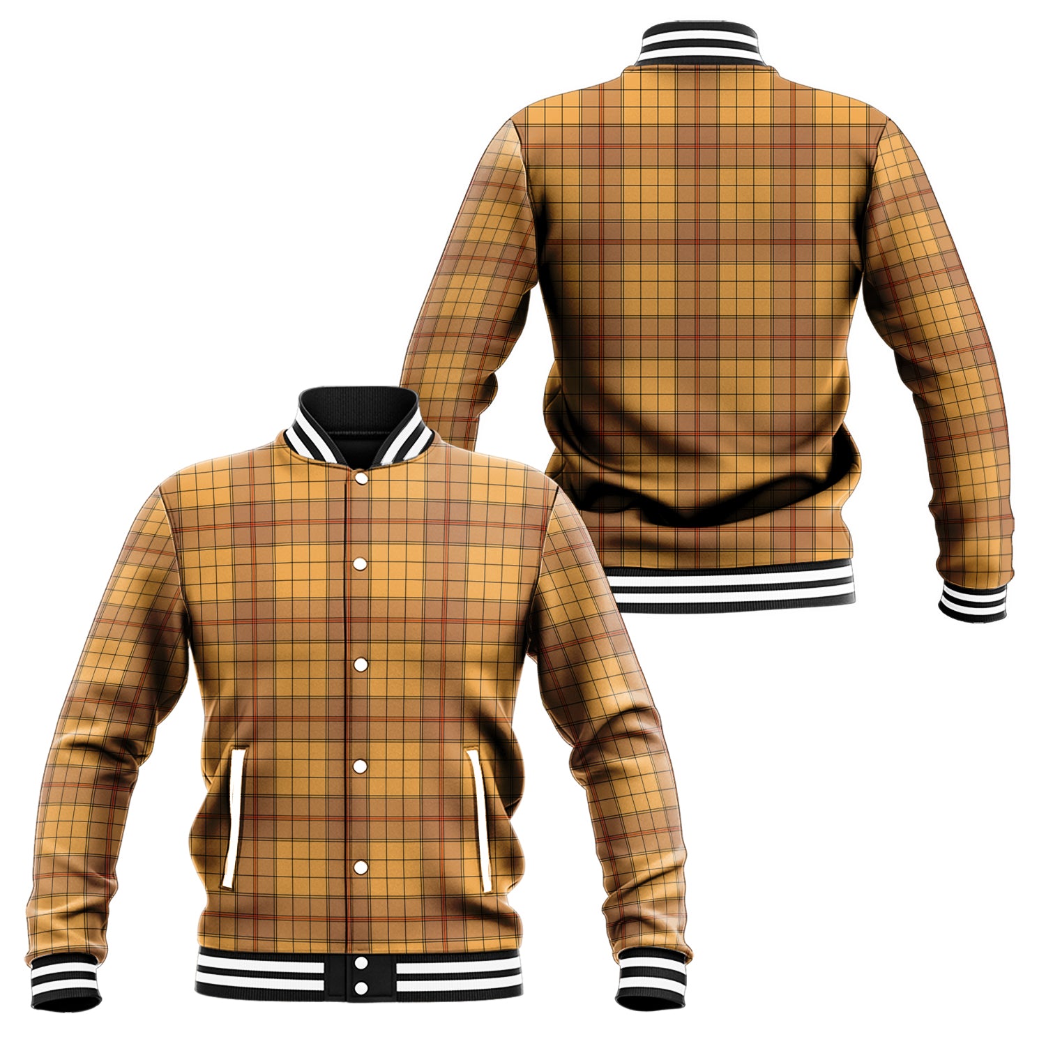 Ulster Tartan Baseball Jacket Unisex - Tartan Vibes Clothing