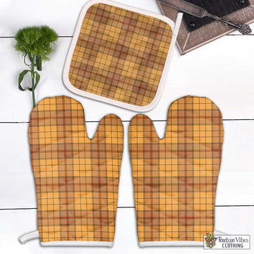 Ulster Tartan Combo Oven Mitt & Pot-Holder Combo 2 Oven Mitt & 1 Pot-Holder Black - Tartan Vibes Clothing