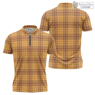 Ulster Tartan Zipper Polo Shirt Unisex - Tartan Vibes Clothing
