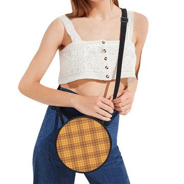 Ulster Tartan Round Satchel Bags One Size 9*9*2.7 inch - Tartan Vibes Clothing