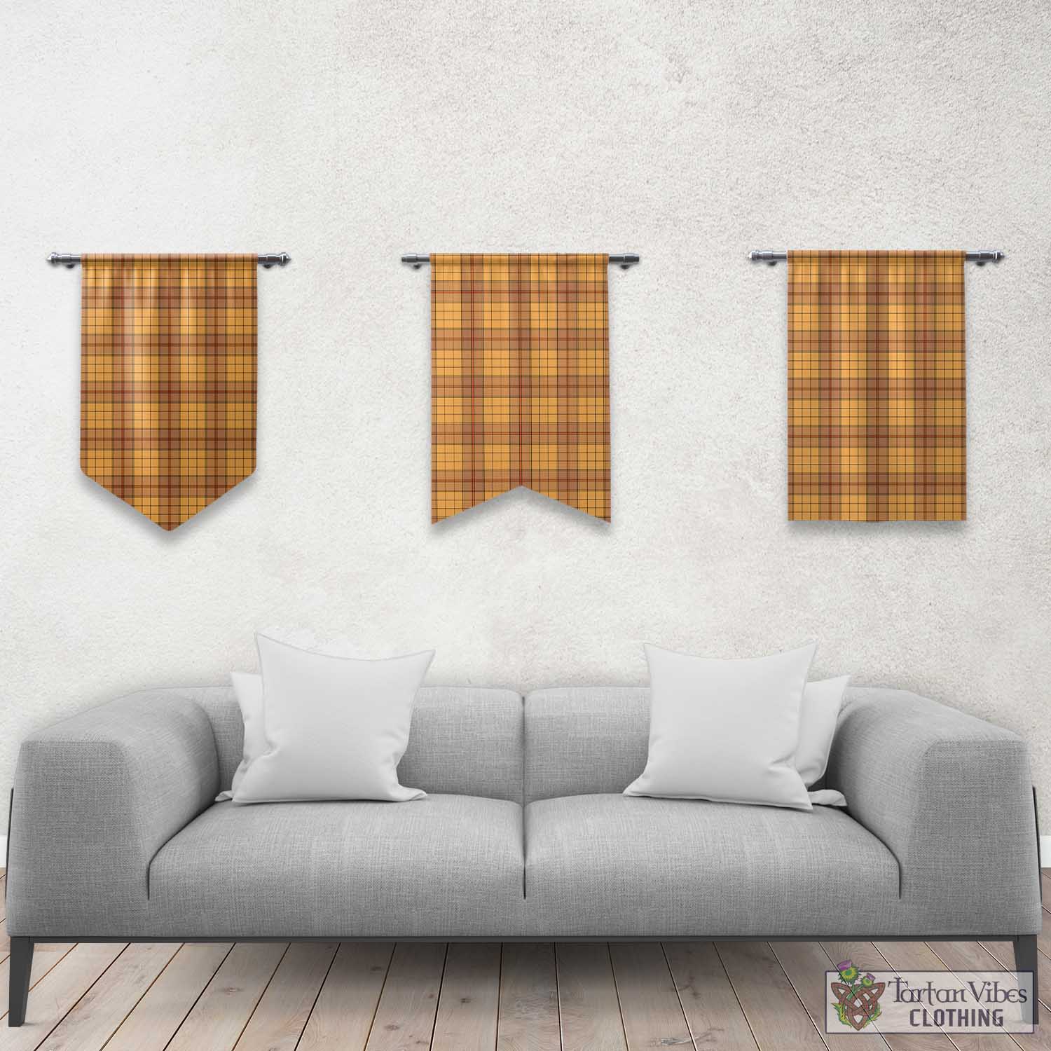 Ulster Tartan Gonfalon, Tartan Banner Rectangle - Tartan Vibes Clothing