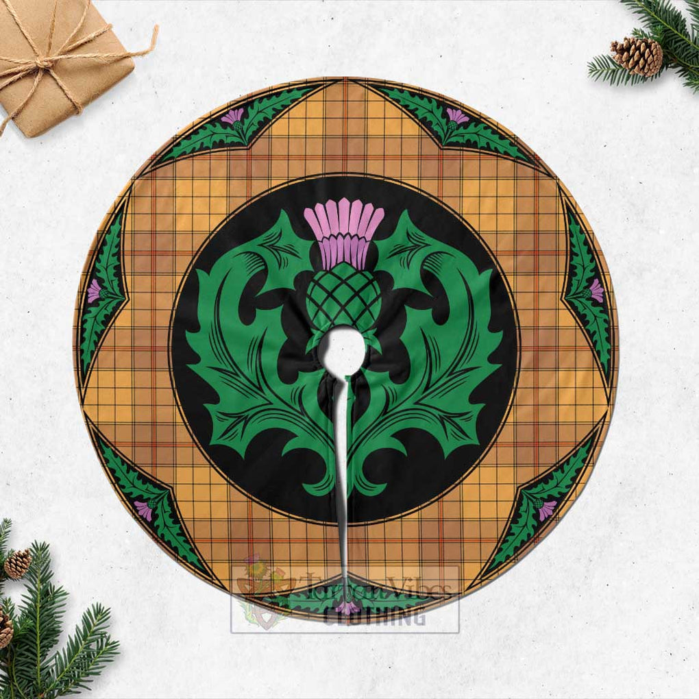 Ulster Tartan Christmas Tree Skirt Scottish Thistle Style Casual Tree Skirts - Tartan Vibes Clothing