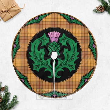 Ulster Tartan Christmas Tree Skirt Scottish Thistle Style Casual Tree Skirts - Tartan Vibes Clothing