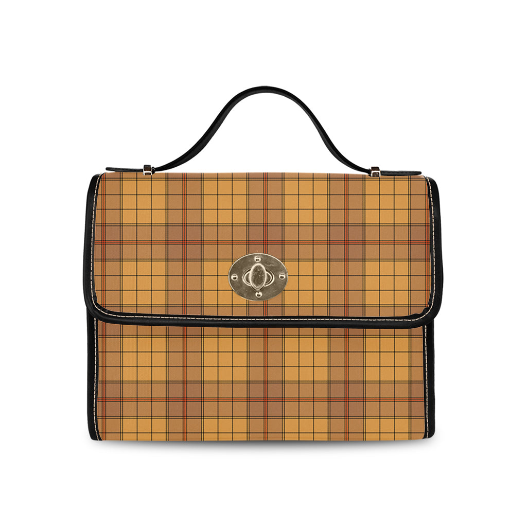 Tartan Vibes Clothing Ulster Tartan Leather Strap Waterproof Canvas Bag